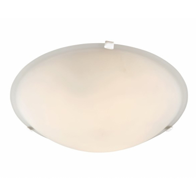 Trans Globe Lighting 58701 WH 3 Light Flush-mount in White